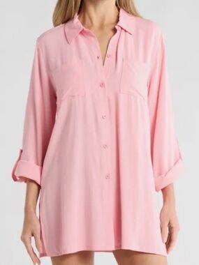 Betsey Johnson Beach Cover-Up Shirt